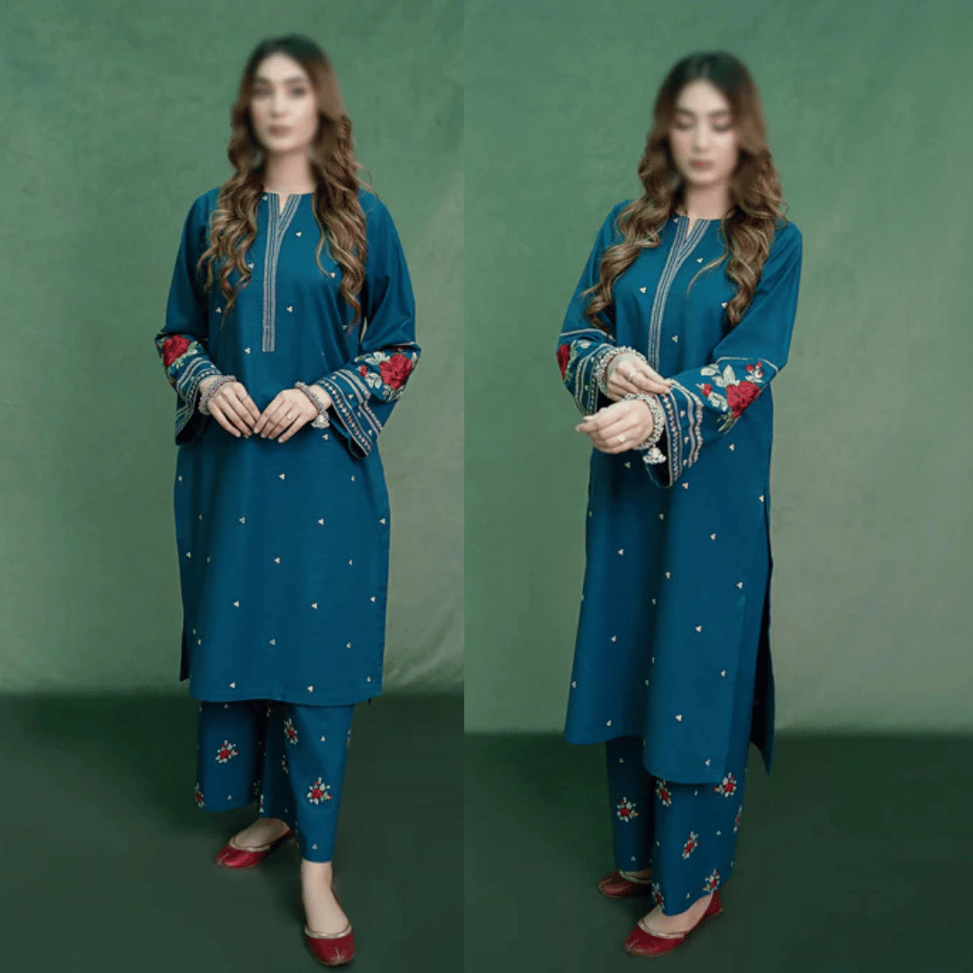 Urge GULRUKH Embroidered Lawn 2 Piece Dress - zab1289