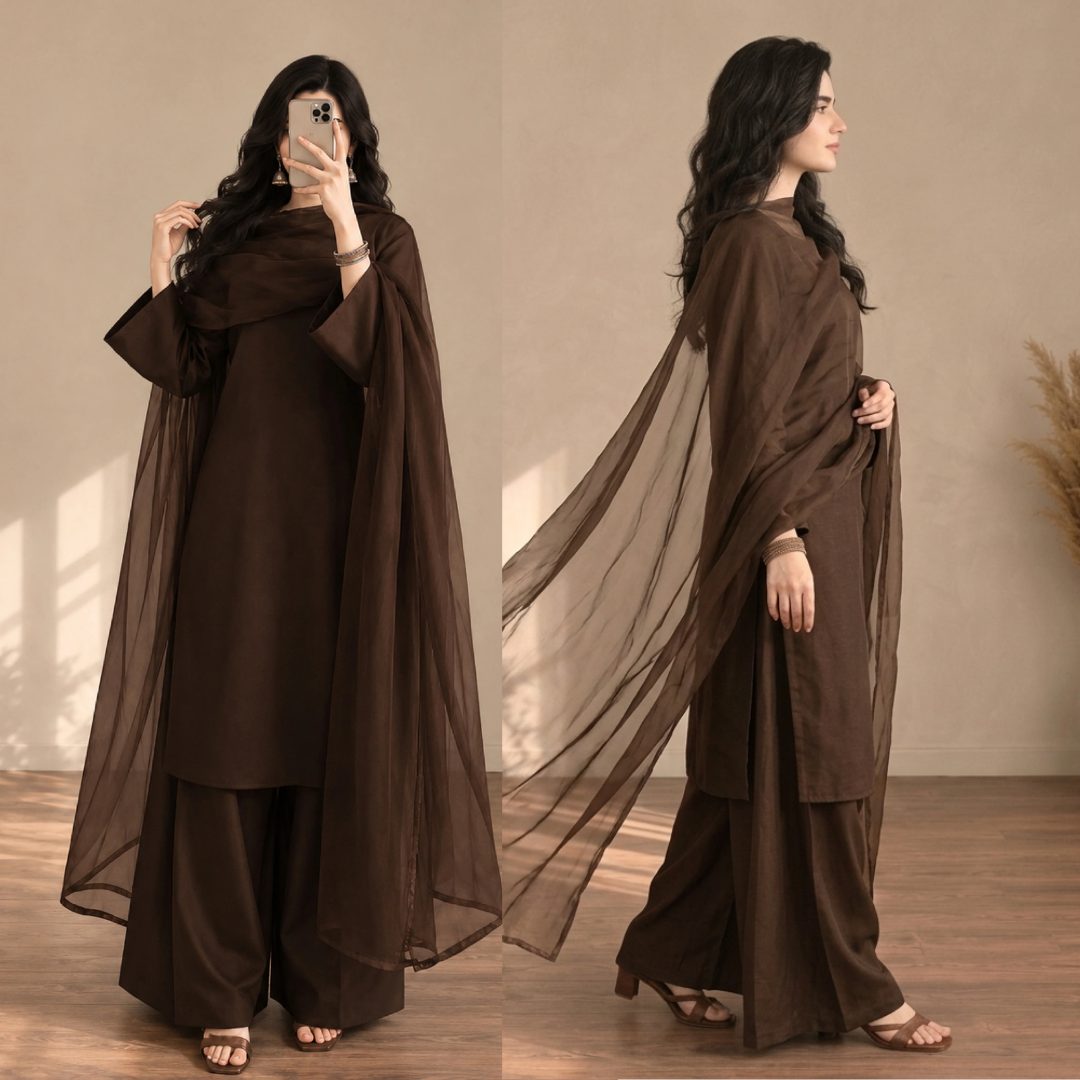 ZAB - Summer-3PC Lawn Suit - zab1494
