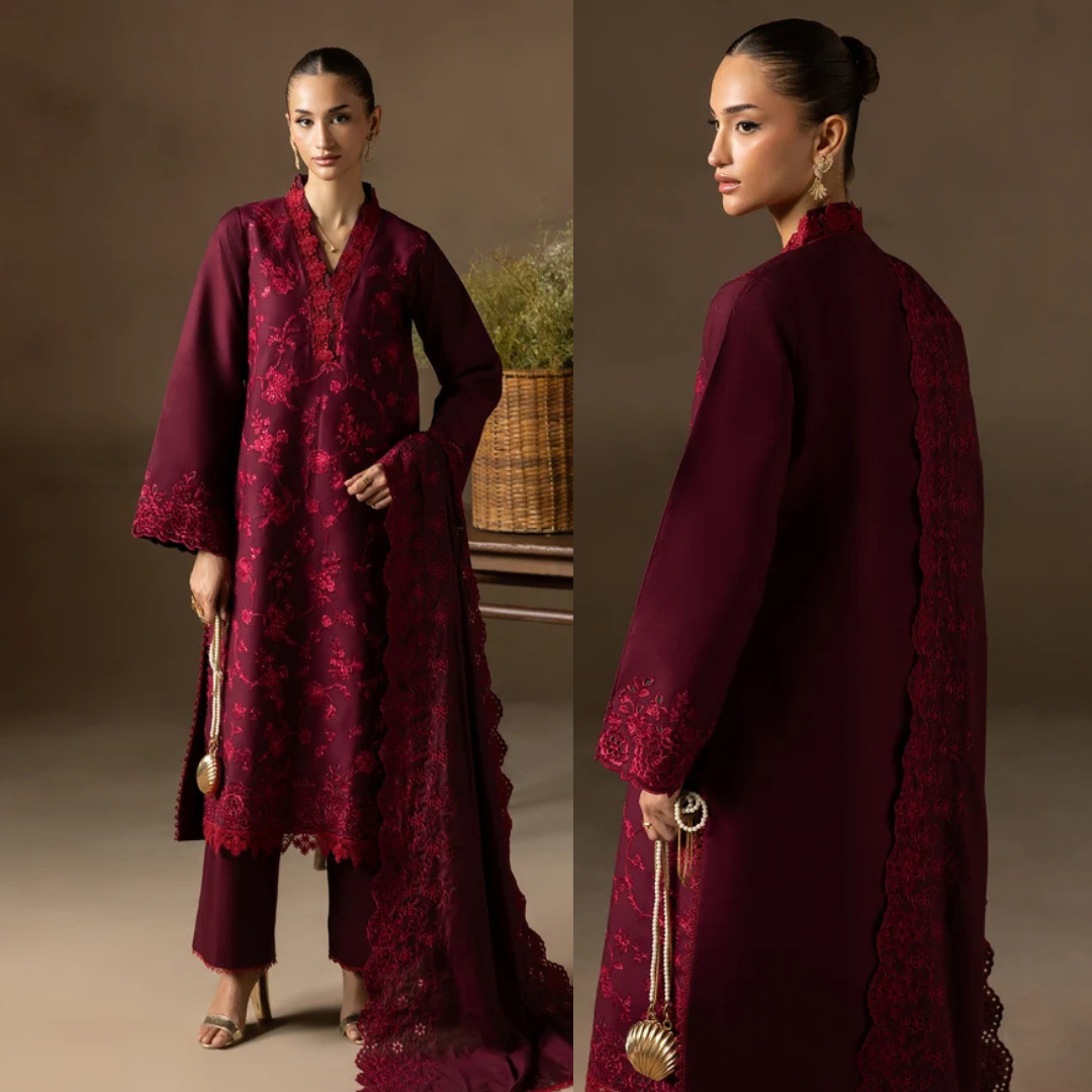 RAj_Bari - Airjet Dhanak With EMBROIDERY Dhanak Shawl -zab1531