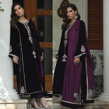 FARIDA HASSAN - Luxury Velvet Article Micro 9000 Velvet - zab997