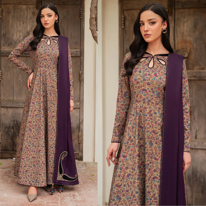 Jazmine - Summer 3PC Lawn Digital Printed Dress - VL1392