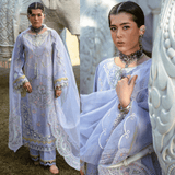 Summer Collection Mushq collection Lawn with Organa Emb Dopatta zab930