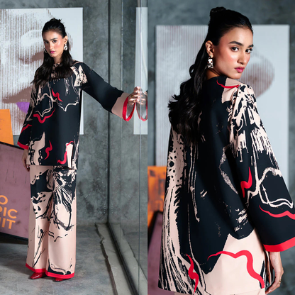 Zab - Summer 2PC Lawn Digital Printed Dress - zab1383