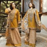 SAPPHIRE - 3-Pc Unstitched Embroidered Lawn Suit - zab1048
