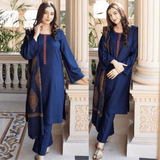 Asling - Winter 3PC Dhanak Embroidered Suit - zab1109