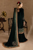 Ansub jahangir Embroidered Velvet 3piece suit - zab974