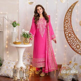 Nishat - 3PC Lawn Heavy Embroidered Shirt - VL1280