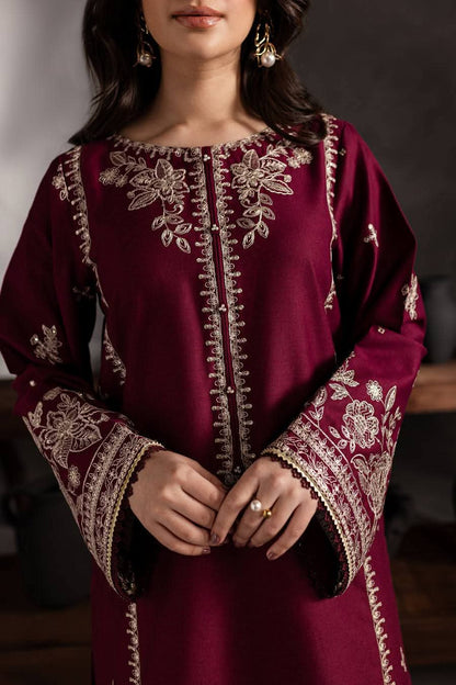 Batik - 2Pc Embroidered Lawn Suite With Fully Embroidered trouser - zab1406