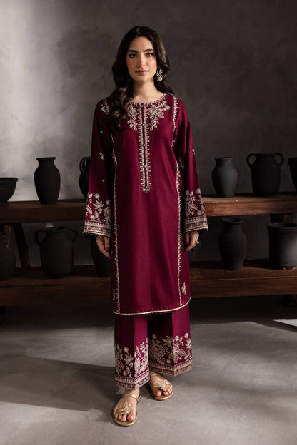 Batik - 2Pc Embroidered Lawn Suite With Fully Embroidered trouser - zab1406
