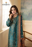 Asim Jofa, unstitched 3 piece embroidered winter suit - zab1140