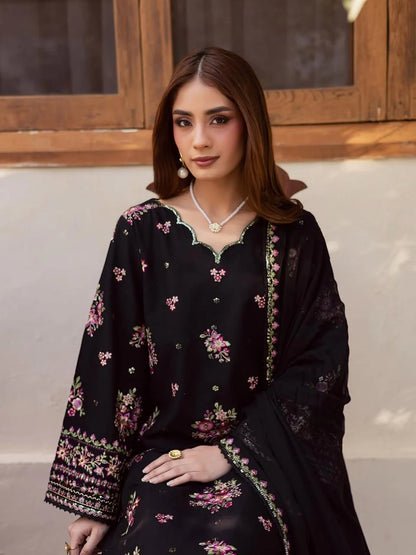 Zara Shahjahan - Lawn 3PC Embroidered Suit - zab1281