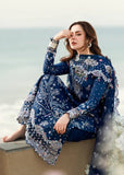 QALAMKAR Dhanak Full Embroidered Chikankari 3PC Suite - zab1115