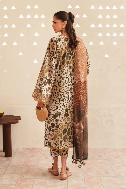 Aneela's - Summer 3PC Lawn Digital Printed Dress - VL1188