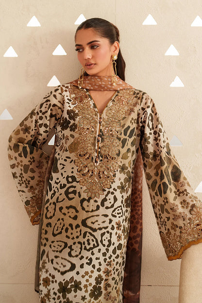 Aneela's - Summer 3PC Lawn Digital Printed Dress - VL1188