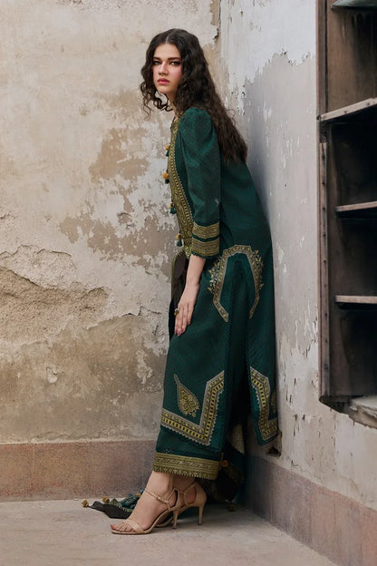 Charizma - Winter 3PC Karandi Digital Print Dress - zab1523
