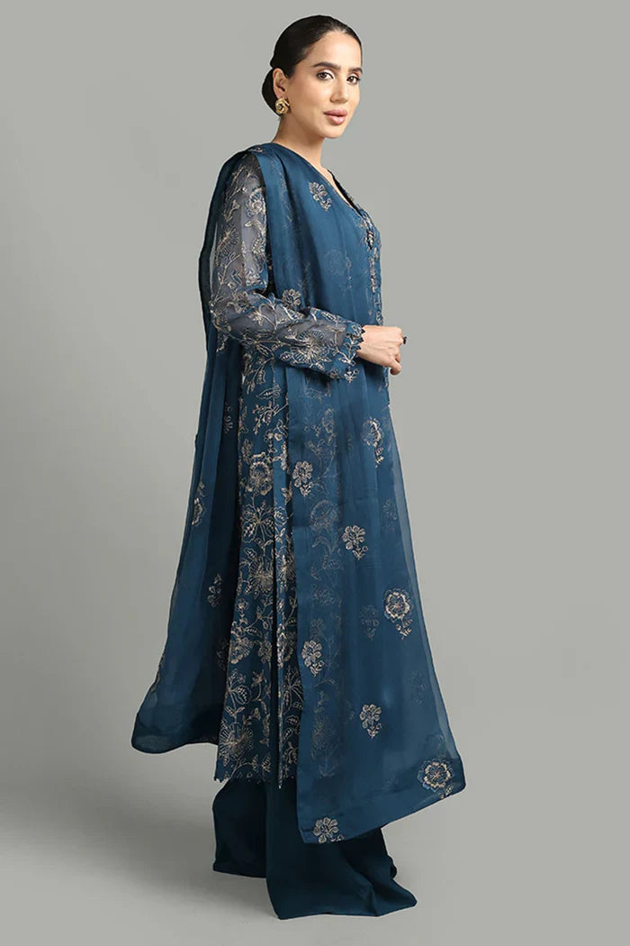 Bareeze - Embroidered Dhanak Three Piece Winter Collection - zab1264