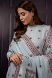 Asim Jofa - Winter 3PC Dhanak Embroidered Suit - zab1165