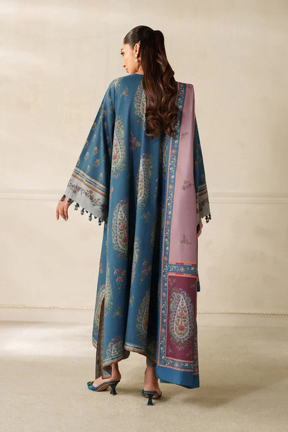 Sapphire - Winter 3PC Karandi Digital Print Dress - zab1527