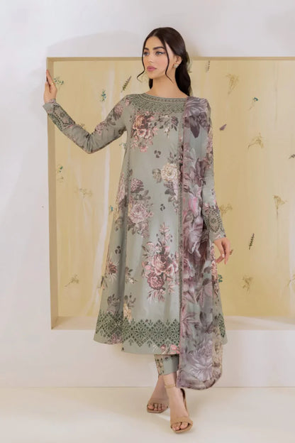 Iznik - Summer 3PC Lawn Digital Printed Dress - VL1394