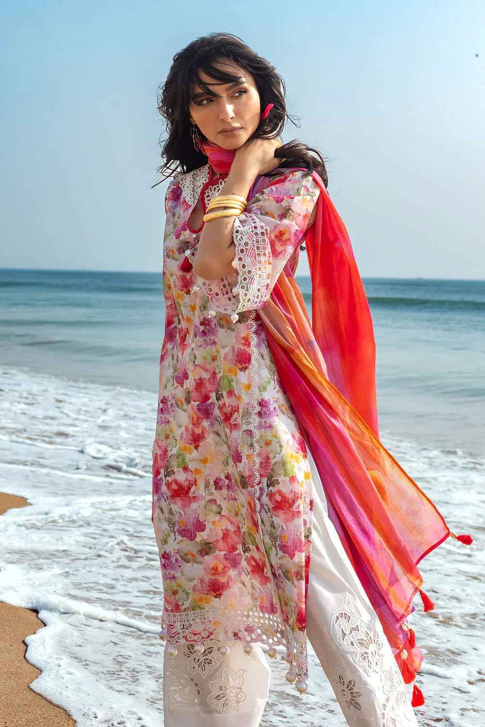 Maria B - Summer 3PC Lawn Digital Printed Dress - VL1389