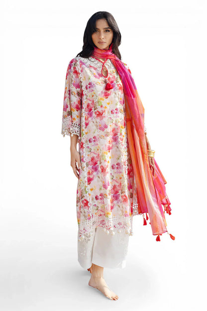 Maria B - Summer 3PC Lawn Digital Printed Dress - VL1389