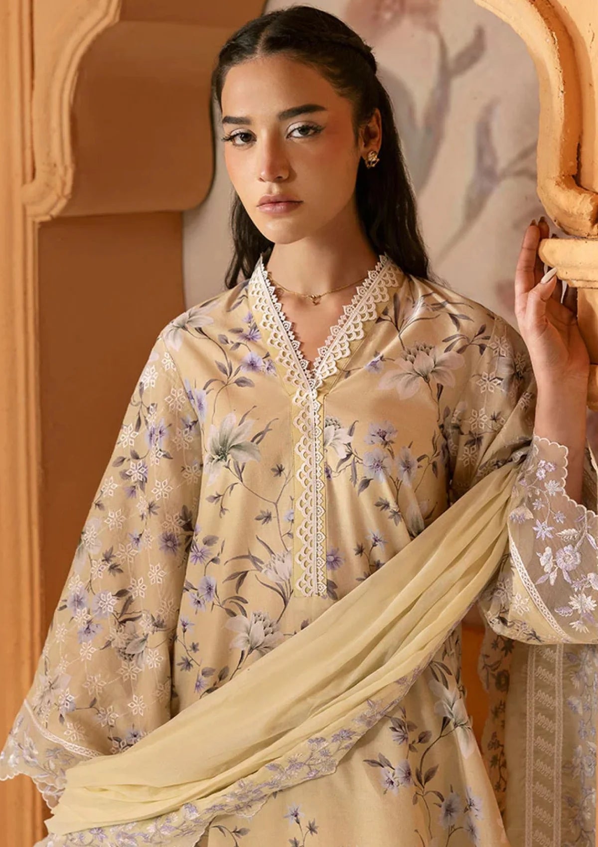 Zab - Summer 3PC Lawn Digital Printed Dress - zab1372