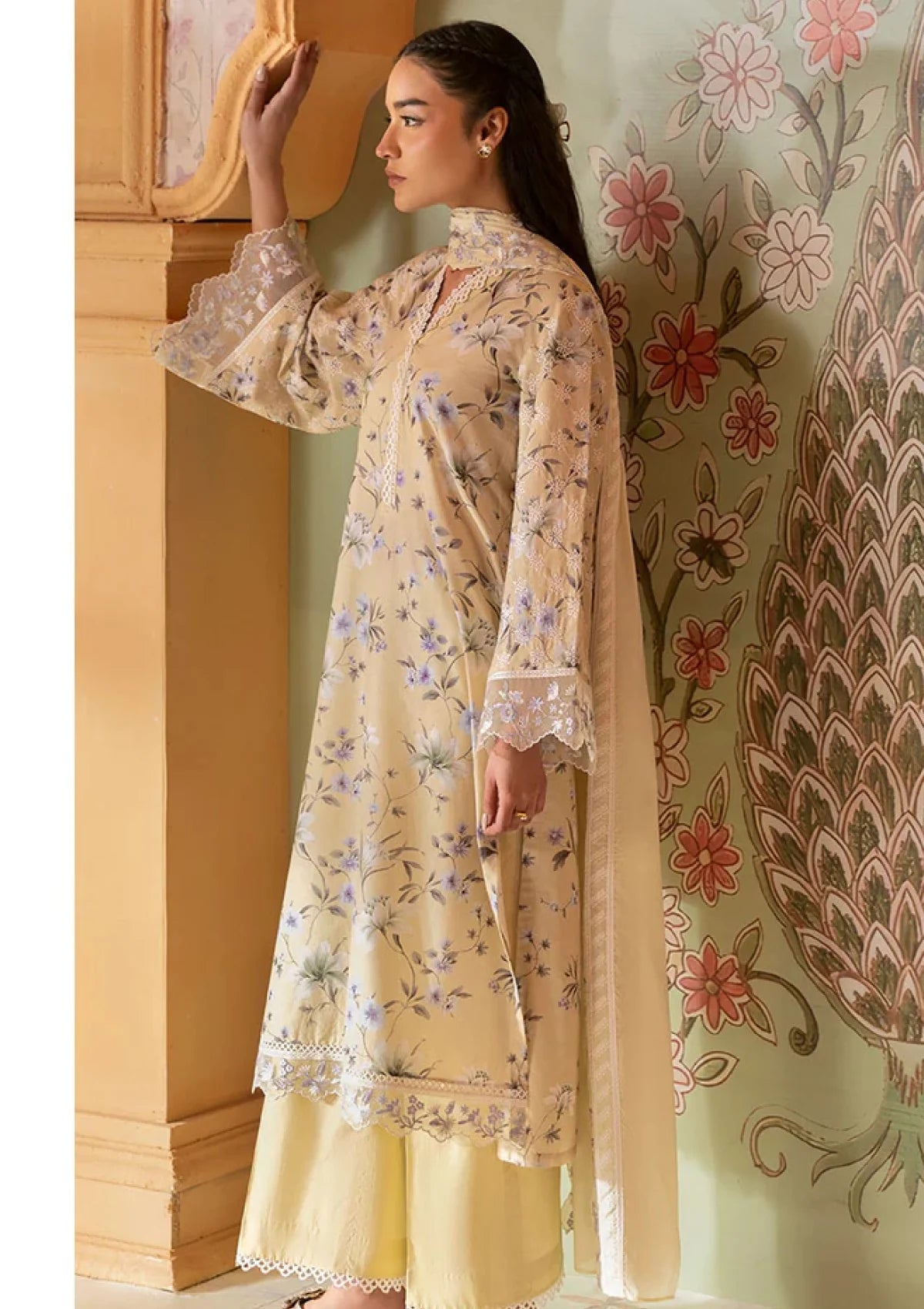 Zab - Summer 3PC Lawn Digital Printed Dress - zab1372