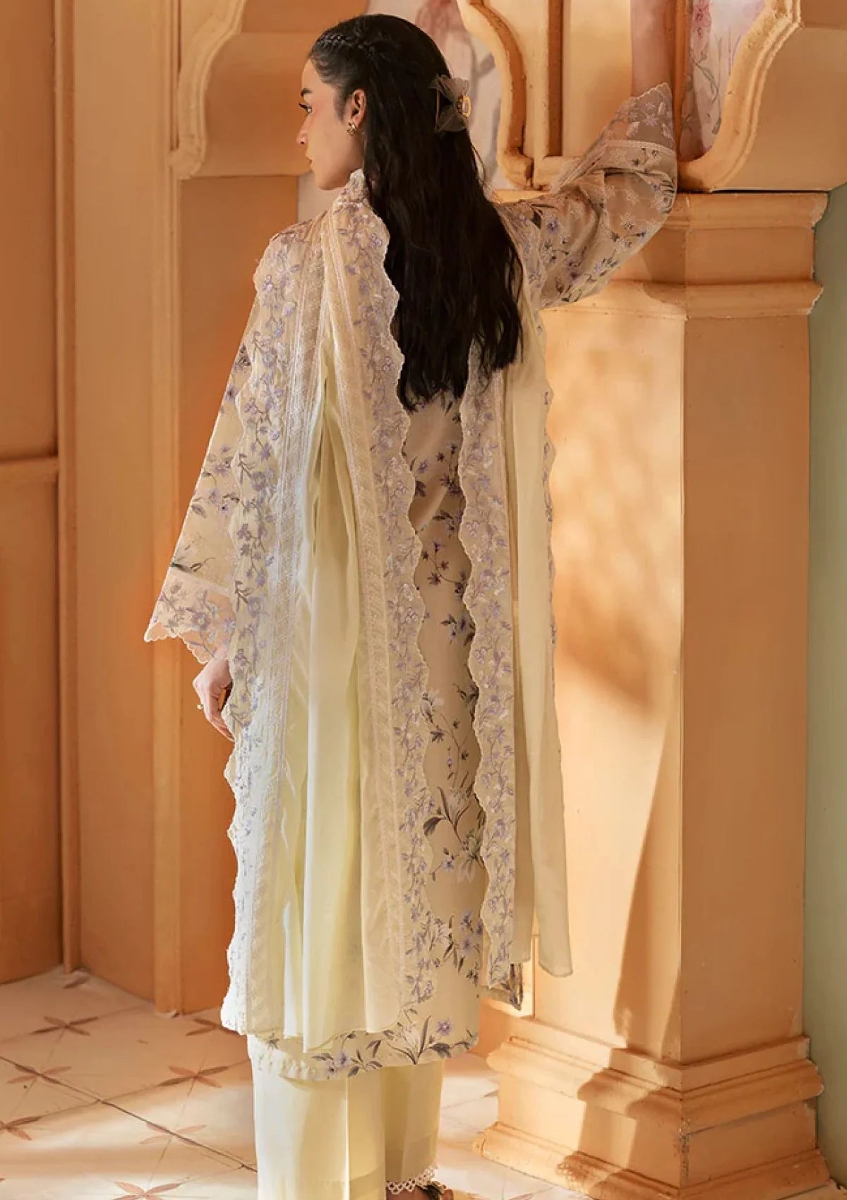 Zab - Summer 3PC Lawn Digital Printed Dress - zab1372