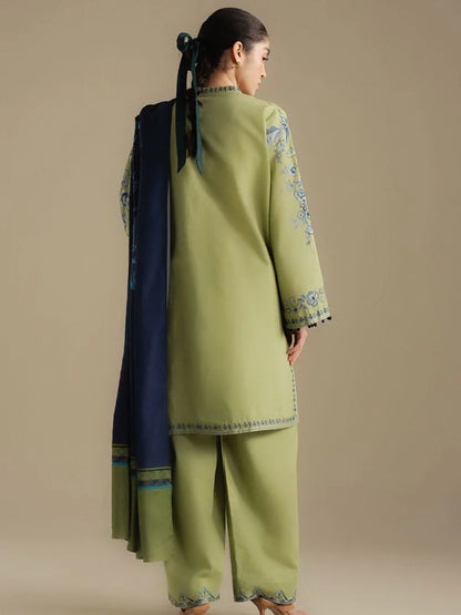 Asling - 3PC Lawn Embroidered Suit - zab1261
