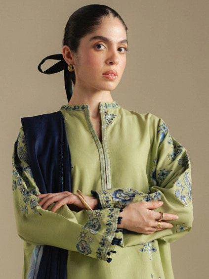 Asling - 3PC Lawn Embroidered Suit - zab1261