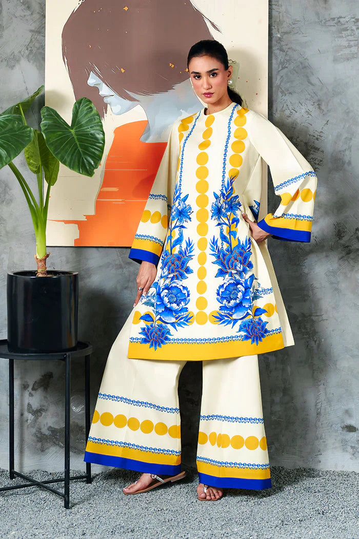 Zab - Summer 2PC Lawn Digital Printed Dress - zab1381