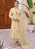 Qalamkar - Dhanak 3-Piece Embroidered Dress - zab1162