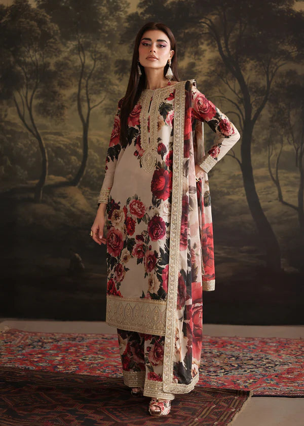 Zab - Summer 3PC Lawn Digital Printed Dress - zab1379