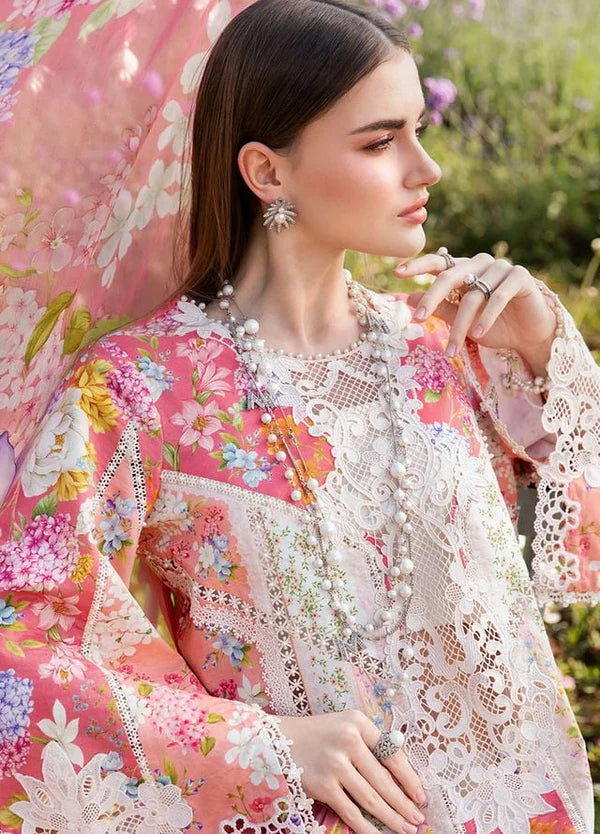 Zab - Summer 3PC Lawn Digital Printed Dress - zab1364