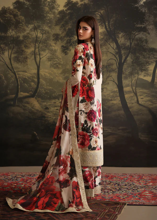 Zab - Summer 3PC Lawn Digital Printed Dress - zab1379