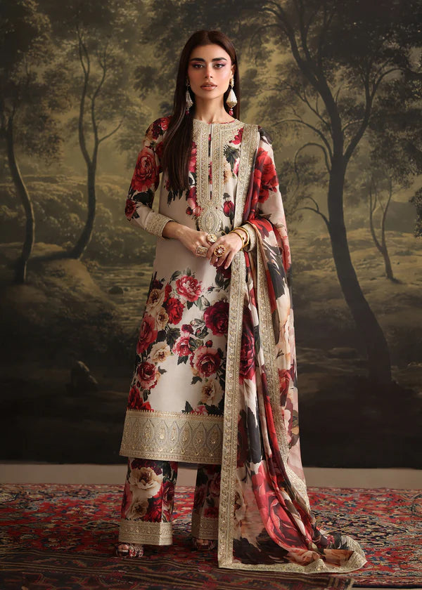 Zab - Summer 3PC Lawn Digital Printed Dress - zab1379