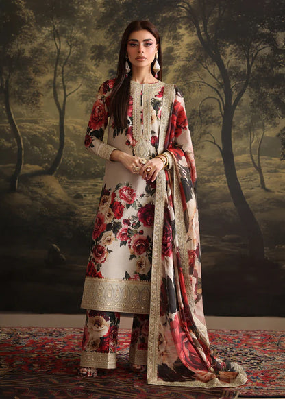 Zab - Summer 3PC Lawn Digital Printed Dress - zab1379