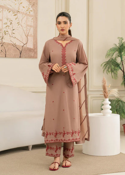 ZAB - Lawn 3PC Embroidered Suit - zab1330