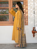 izel - Winter 3PC Dhanak Embroidered Suit - zab1225
