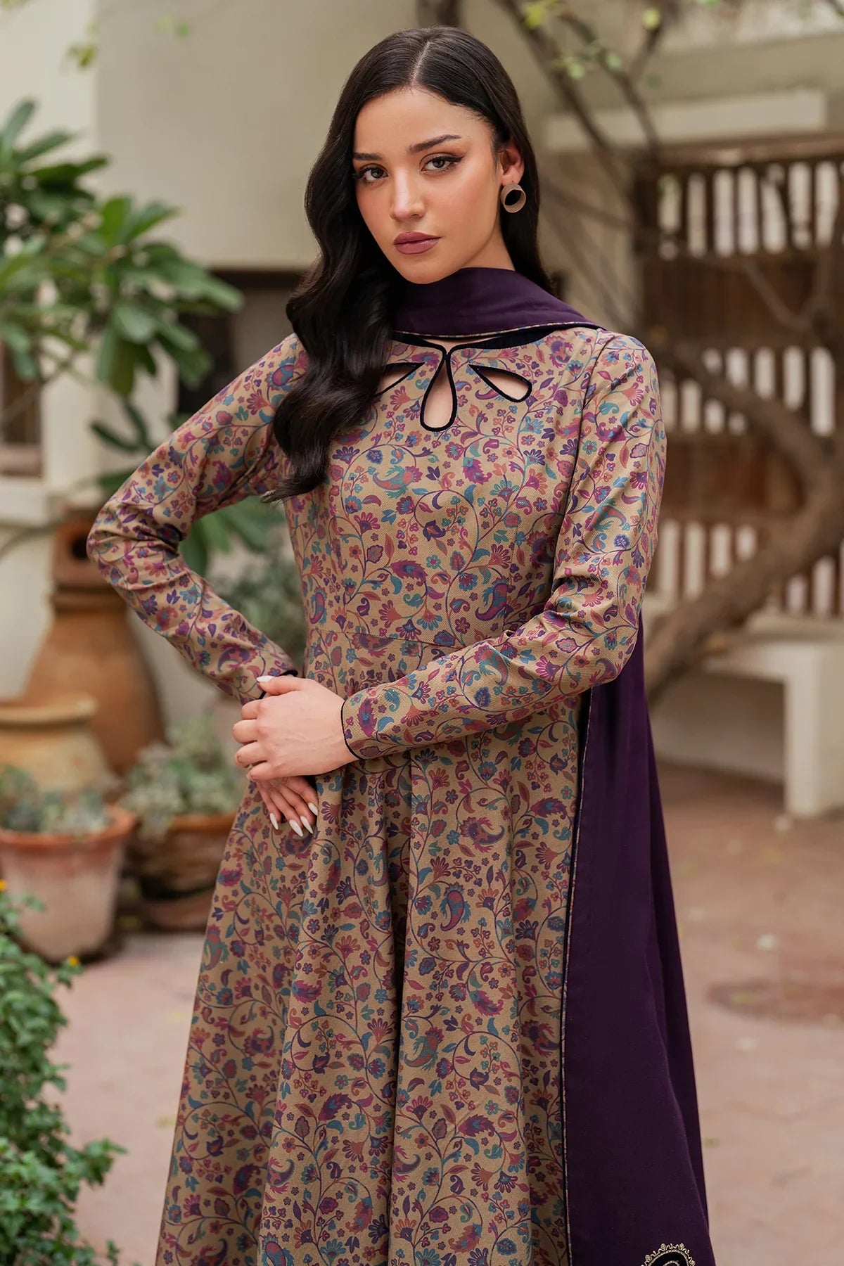 Jazmine - Summer 3PC Lawn Digital Printed Dress - VL1392
