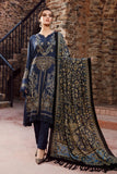 ZAB315 3PC Dhanak suit with Printed Wool Shawll