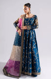 Maryum N Maria 3 piece kataan silk frock style embroidered suit - zab1146