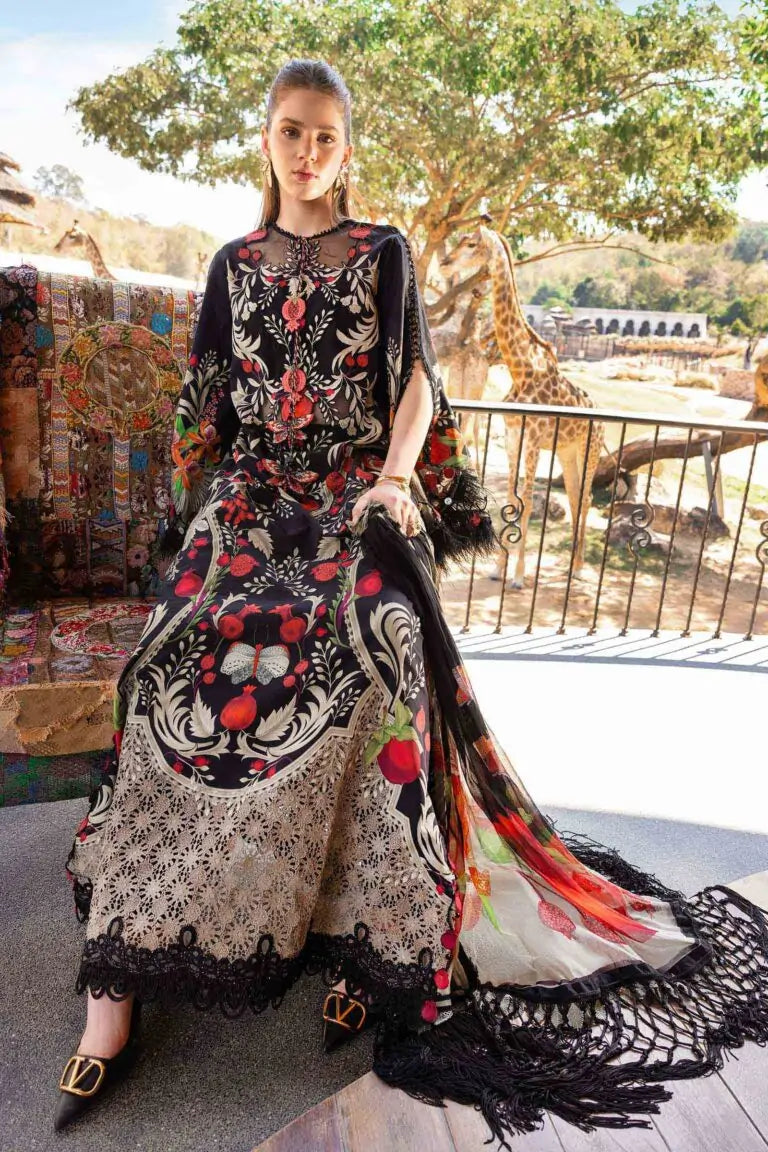 Maria.B - Summer 3PC Lawn Digital Printed Dress - VL1393