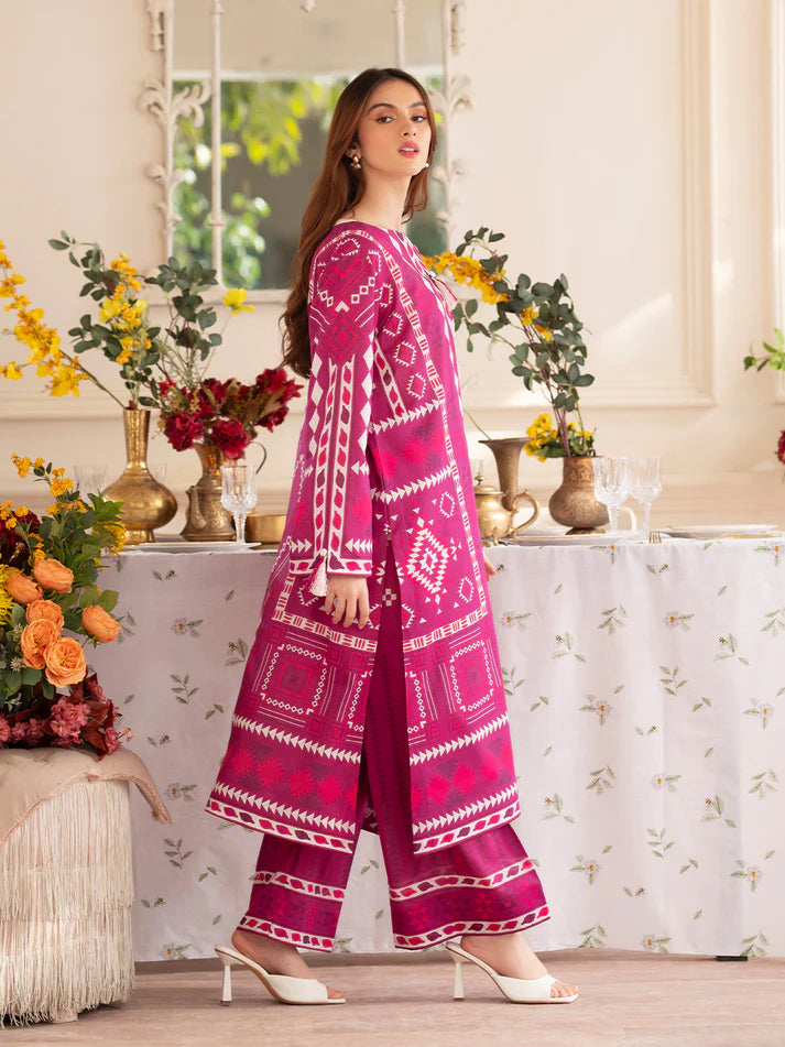 Zab - Summer 2PC Lawn Digital Print Dress - zab1348