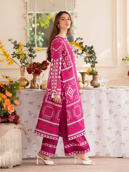 Zab - Summer 2PC Lawn Digital Print Dress - zab1348