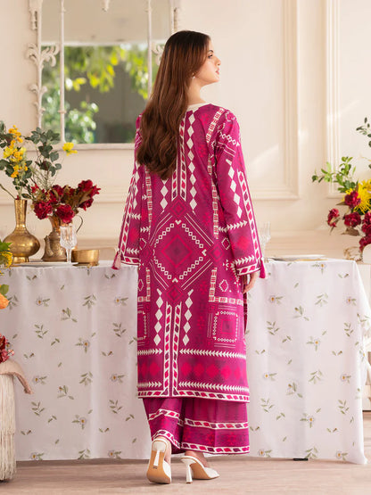 Zab - Summer 2PC Lawn Digital Print Dress - zab1348