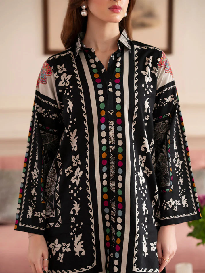 Zab - Summer 2PC Lawn Digital Print Dress - zab1347