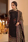 ZAB495-3Pc Lawn Heavy Embroidery with Embroidery Organza Dupatta