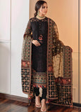 ZAB495-3Pc Lawn Heavy Embroidery with Embroidery Organza Dupatta