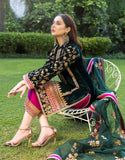 Zainab Chottani - Embroidered Velvet Dress - zab987